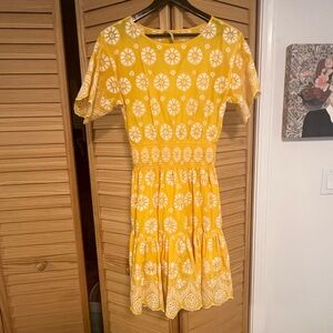 Stunning embroidered sunshine dress